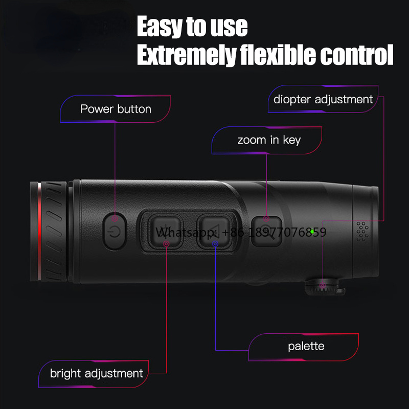 TD210: Monóculo térmico portát - Thermal Scope Night Vision Monocular avaliação e preço