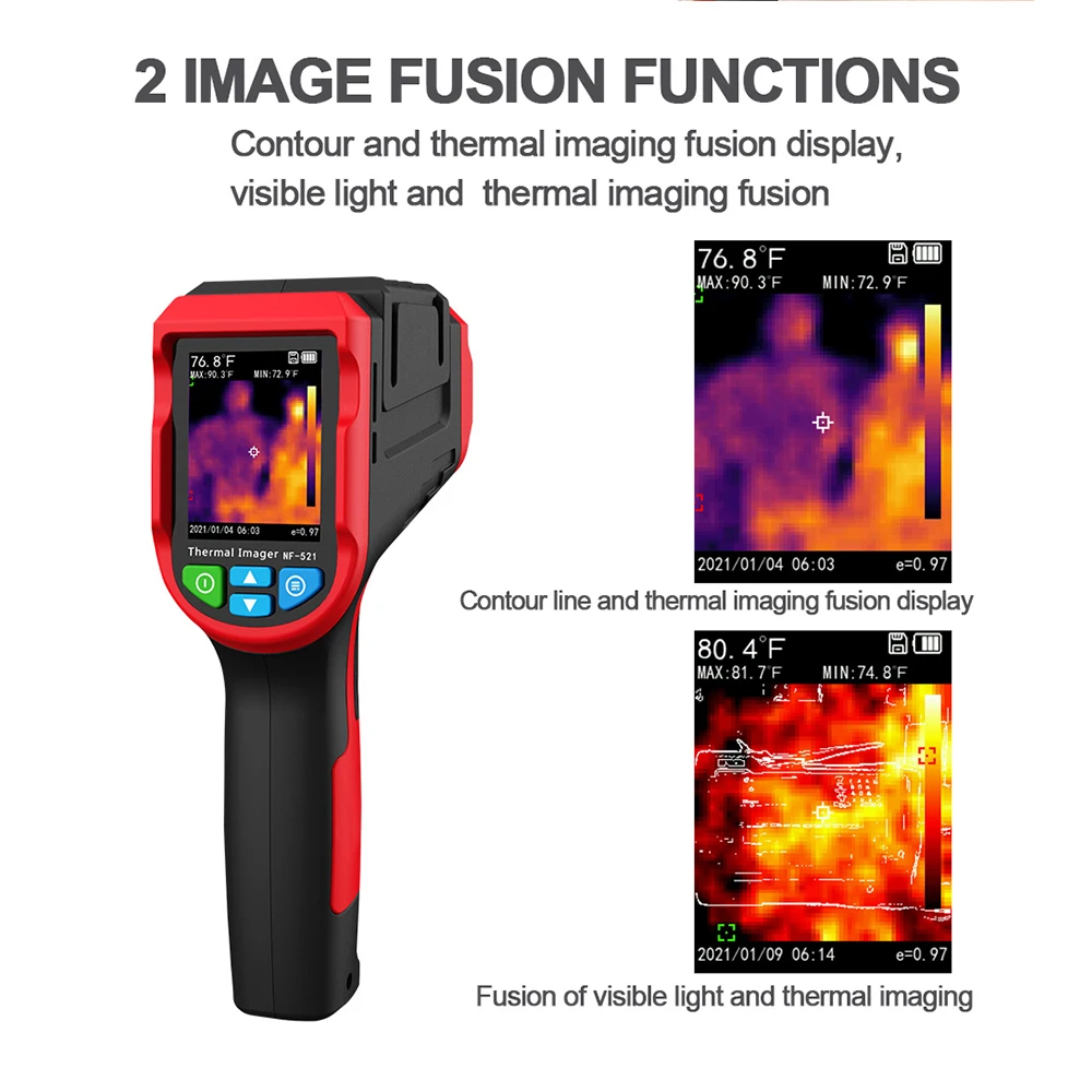 Câmera Térmica Industrial Auto - Nf 521 Thermal Imaging Camera avaliação e preço